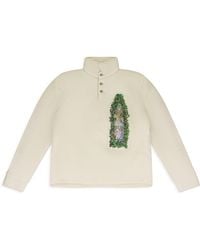 Who Decides War - Ivory Puffed Rugby Button-Down Shirt - Lyst