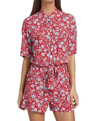 Zadig & Voltaire - Cookis Flowers Field Romper - Lyst