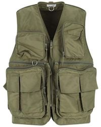 Hed Mayner - Sleeveless Utility Jacket With Front Zip - Lyst