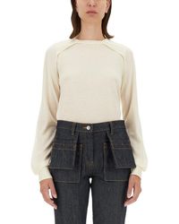 Helmut Lang - Relaxed-Fit Wool And Silk Blend Top - Lyst