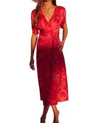 MISA Los Angles - Francesca Midi Dress - Lyst