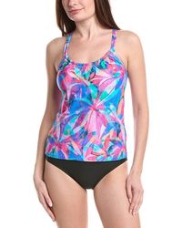 Next - Third Eye 3 Rem Shirred Tankini - Lyst
