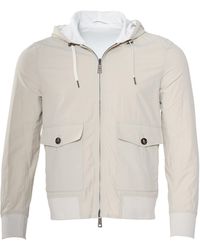 Kiton - Kired Jeff Cotton Reversible Hooded Light-Jacket - Lyst