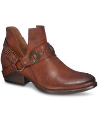 Gc Shoes - Elisa Belted Manmade Ankle Boots - Lyst