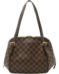 Louis Vuitton - Belem Mm Canvas Shoulder Bag (pre-owned) - Lyst