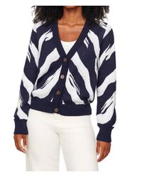 Isla - Mila Zebra Vee Cardigan - Lyst