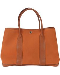 Hermès - Garden Party Canvas Tote Bag (pre-owned) - Lyst