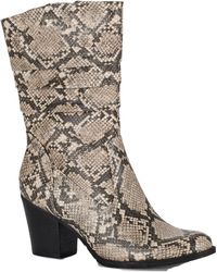 BareTraps - Lovelace Round Toe Block Heel Mid-calf Boots - Lyst