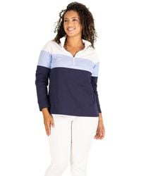 Duffield Lane - The Active Pique Misty Quarter Zip - Lyst