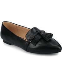 Journee Collection - Journee Jannah Medium And Wide Width Tassel Loafer Flats - Lyst