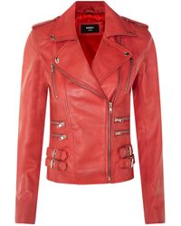 Infinity Leather - Brando Biker Jacket-Loddon - Lyst