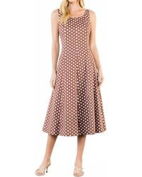 Thml - Polka Dot Midi Dress - Lyst