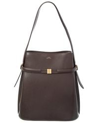 TOTEME - Belted Leather Bucket Bag - Lyst
