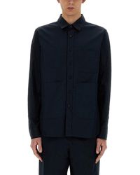 Aspesi - Structured Button-Up Shirt - Lyst
