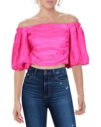 Jonathan Simkhai - Off-the-shoulder Puff Cropped - Lyst
