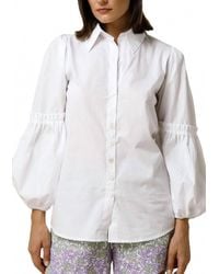 LUSANA - Lucia Blouse - Lyst