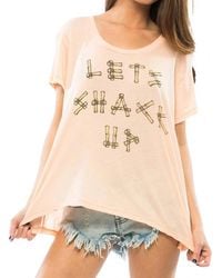 Wildfox - Let's Shack Up Lazy Weekend Tee - Lyst