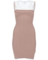DIESEL - M-Zandra Layered Ribbed Tank Mini Dress - Lyst