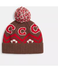 COACH - Fair Isle Print Knit Beanie - Lyst
