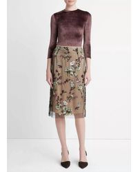 Vince - Begonia Sequin Skirt - Lyst