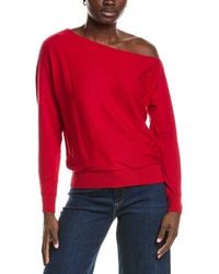 Minnie Rose - Off-The-Shoulder Cashmere-Blend Sweater - Lyst