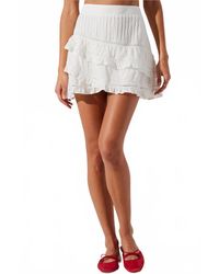 Astr - Kensley Mini Skirt - Lyst