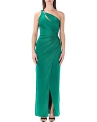 Versace - Draped Jersey Gown - Lyst
