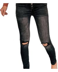 VERVET BY FLYING MONKEY - High Rise Skinny Jeans - Lyst