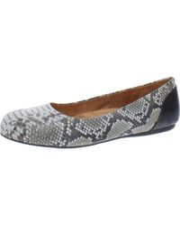 Softwalk - Sonoma Leather Padded Insole Ballet Flats - Lyst