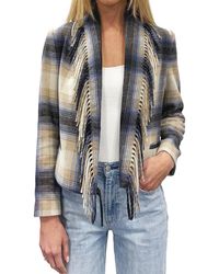 Drew - Warren Open Front Knit Blazer - Lyst