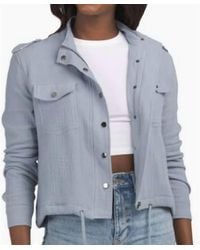Elan - Cropped Crepe Jacket - Lyst