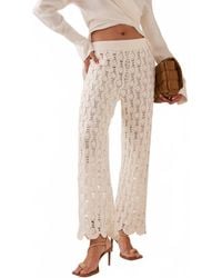 Jonathan Simkhai - Georgie Crochet Pants - Lyst