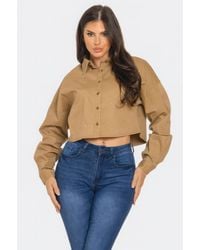 TRUEDAMES - Bling Denim Button Down Shirt - Lyst