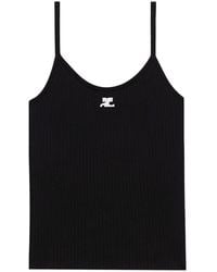 Courreges - "Reedition" Knit Tank Top - Lyst