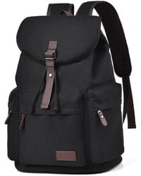 TRUEDAMES - Multi Pockets Adjustable Strap Canvas Backpack Bag - Lyst