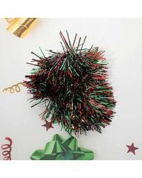 Fashnzfab - Festive Christmas Tinsel Wrist Cuff Stretch Bracelet - Lyst
