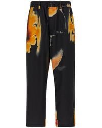 Y-3 - Technical Fabric Trousers With Striking Print And Adjustable Features - Lyst