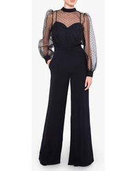 Black Halo - Rosalie Wide Leg Jumpsuit - Lyst