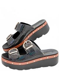 Chinese Laundry - Surfs Up Croco Platform Sandal - Lyst