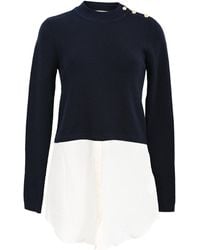Sandro - Sandro Salima Layered Effect Sweater - Lyst