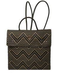 Lolas Bag - Chevron Medium Backpack - Lyst