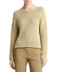 Vince - Coated Cotton Pullover - Lyst