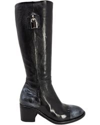 Madison Maison - Tall Hand Rubbed Lock Boot - Lyst