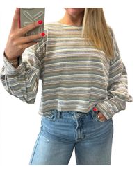 Klesis - Grace Striped Pullover Sweater - Lyst