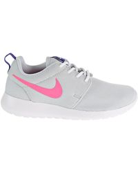 Nike - Roshe One 844994-007 Platinum/laser Pink Running Sneaker Shoes Fnk233 - Lyst