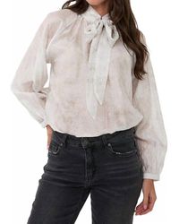 EsQualo - Raglan Shawl Collar Blouse - Lyst