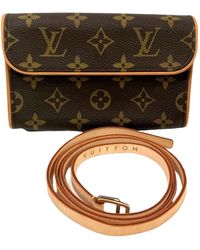 Louis Vuitton - Florentine Canvas Clutch Bag (pre-owned) - Lyst