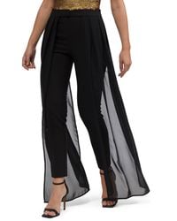Bebe - High Waist Removable Chiffon Belt Slim Pant - Lyst