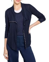 NIC+ZOE - Gauzy Snap Front Cardigan - Lyst