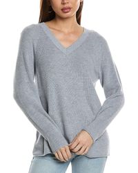 NIC+ZOE - Nic+Zoe Cashmere-Blend V-Neck Sweater - Lyst